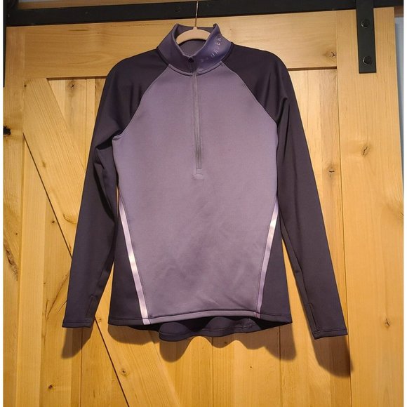 Under Armour ColdGear Armour 1/2 Zip Color Block Nocturne Purple Women's  Size M - Picture 1 of 12